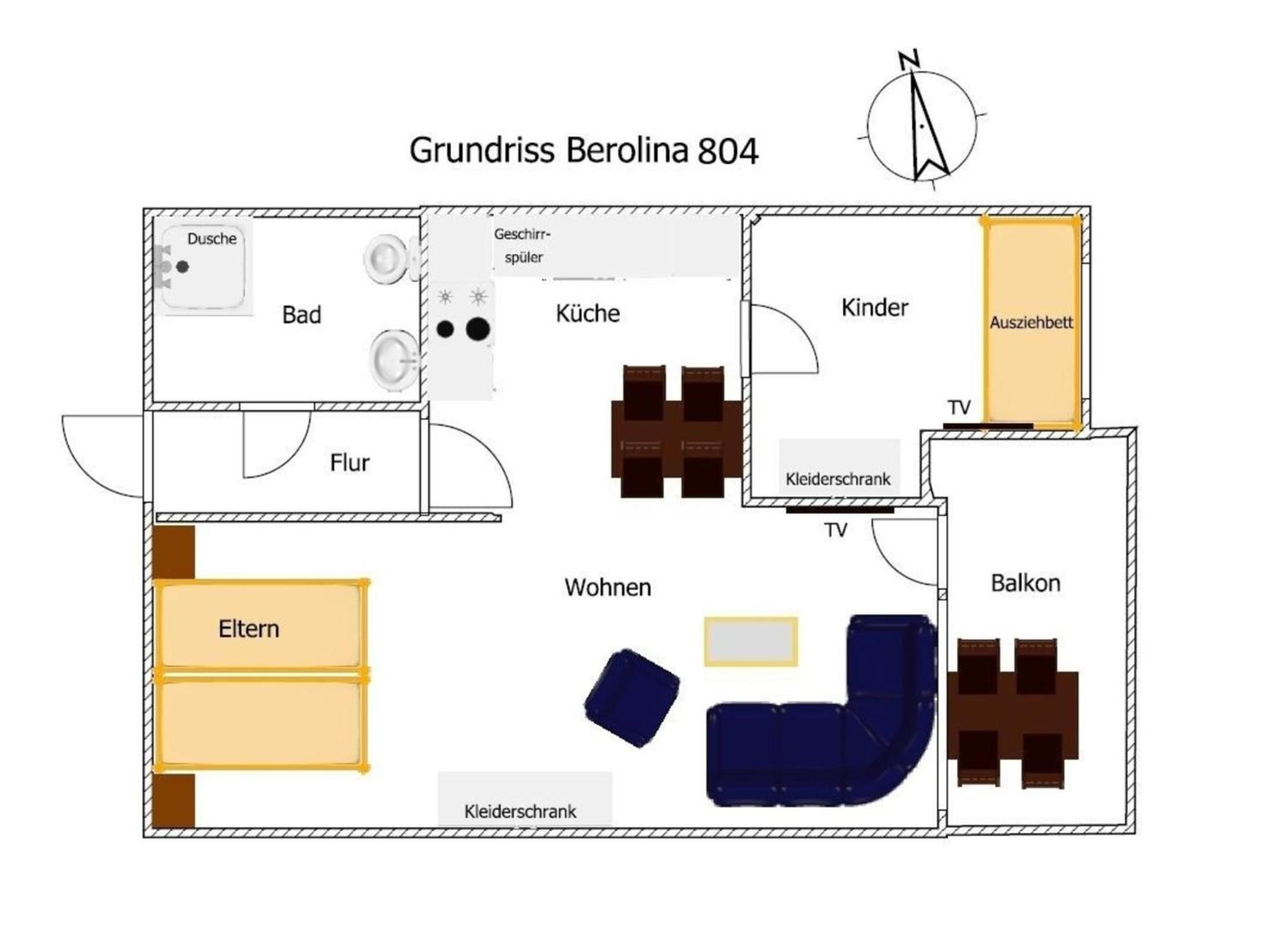 Berolina 804 Penthouse Mit Meerblick Dahme  Exteriör bild